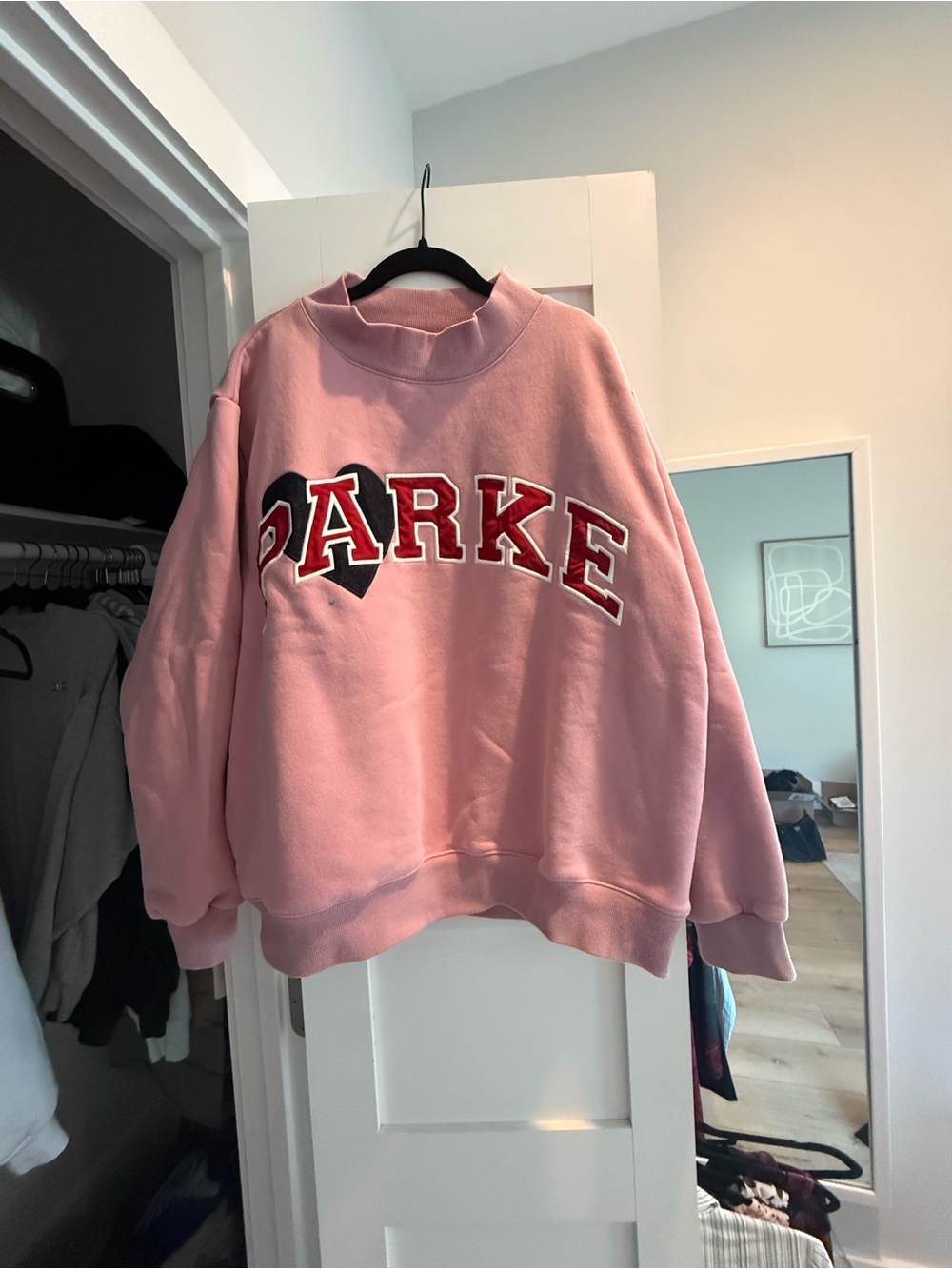 Parke Pink Crewneck Sweatshirt
